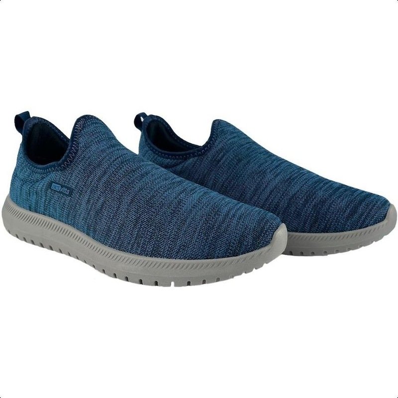 Tenis Caminhada Activitta Calce Facil Masculino Marinho 