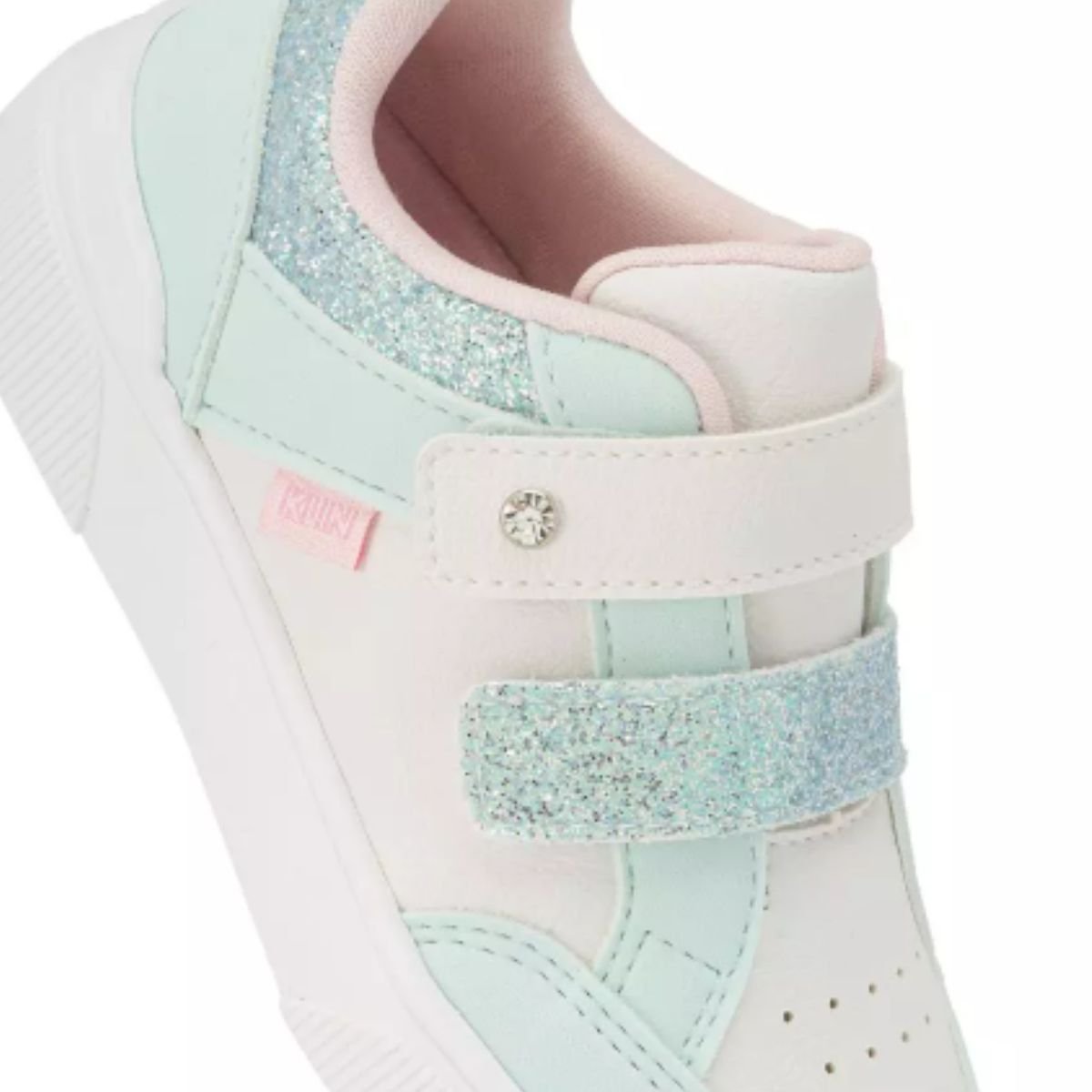 Tenis Klin Sky Branco Azul Acqua Conforto Ativo Branco 3