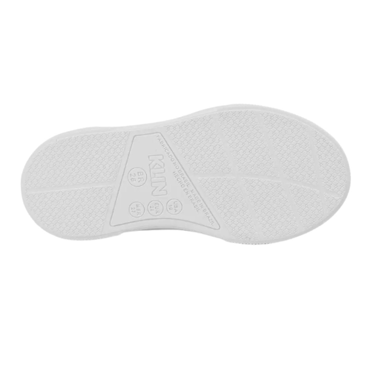 Tenis Klin Sky Branco Azul Acqua Conforto Ativo Branco 5