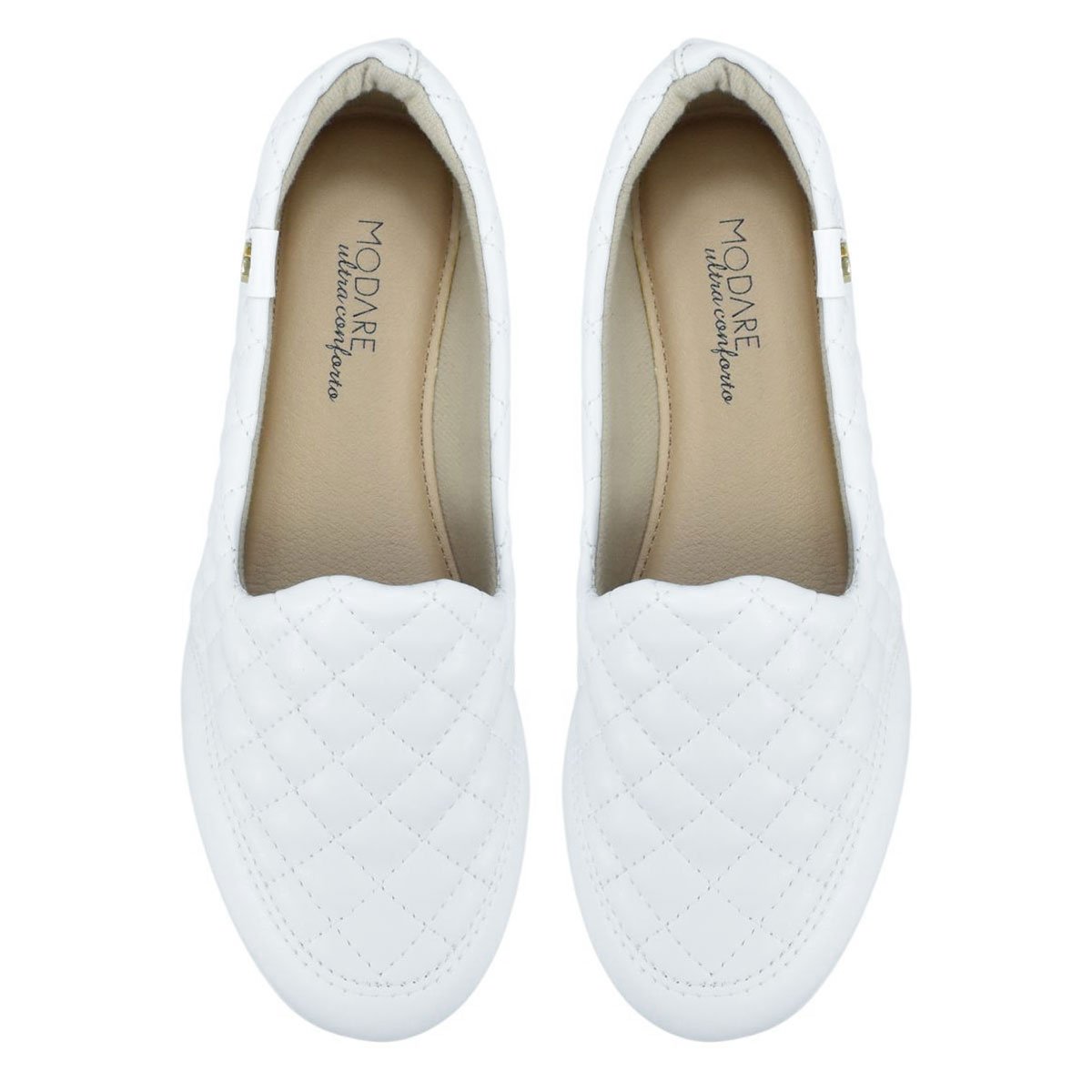 Tenis Slip On Modare Feminino Ultraleve 7320263 Branco 4