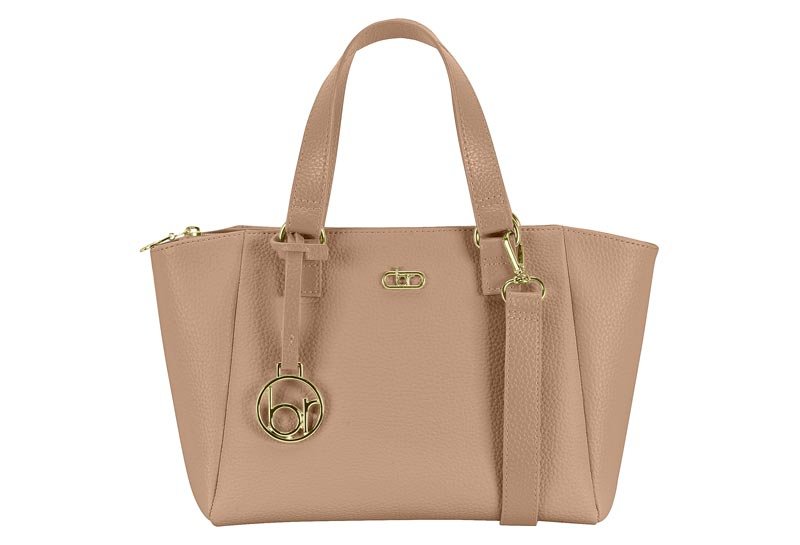 Bolsa Feminina Beira Rio Nude Essencial Versatil Espacosa