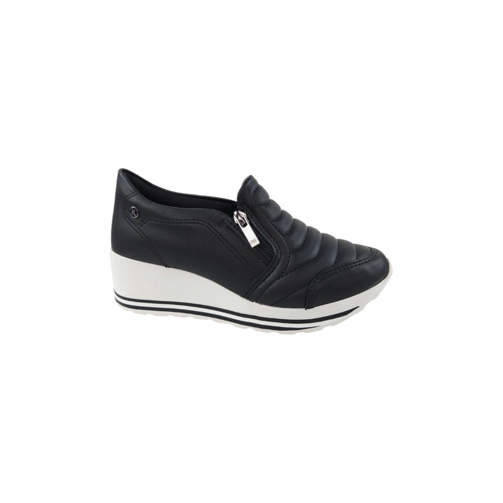  Tenis Kolosh Preto Feminino Ultraleve Versatil Preto 3