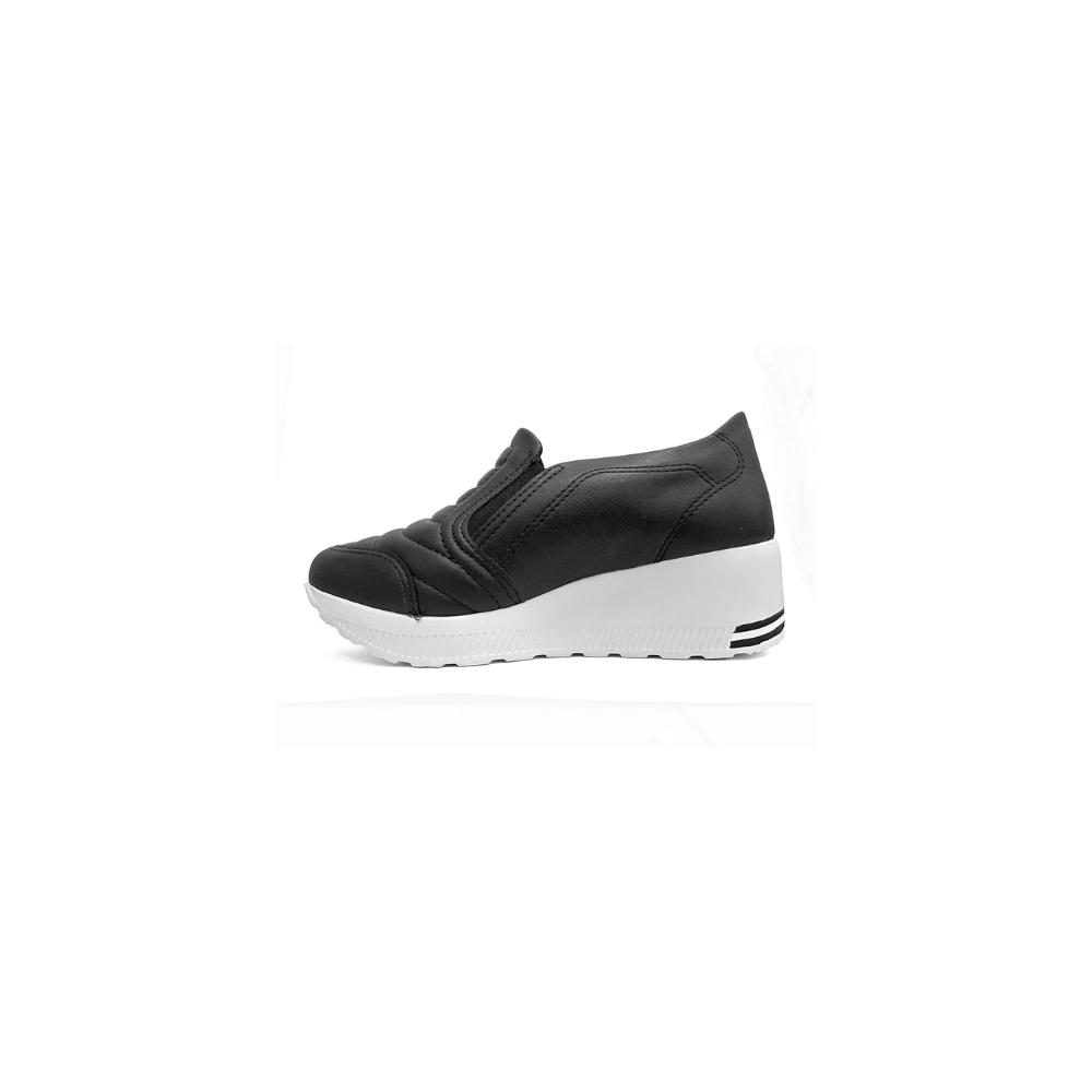  Tenis Kolosh Preto Feminino Ultraleve Versatil Preto 4