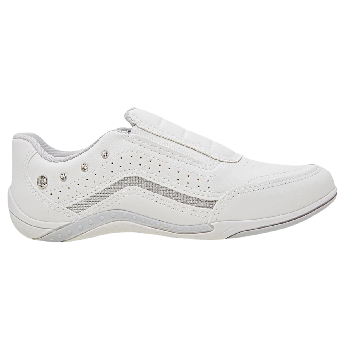 Tenis Kolosh Feminino Slip on Branco Antiderrapante Casual Branco 2