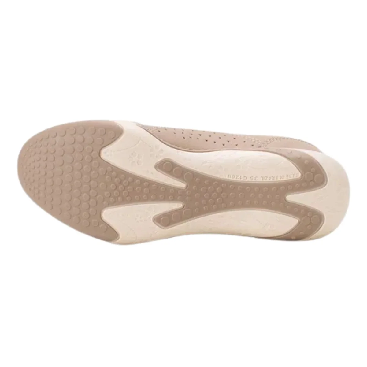 Tenis Kolosh Casual Calce facil Feminino Nude Antiderrapante Bege 4