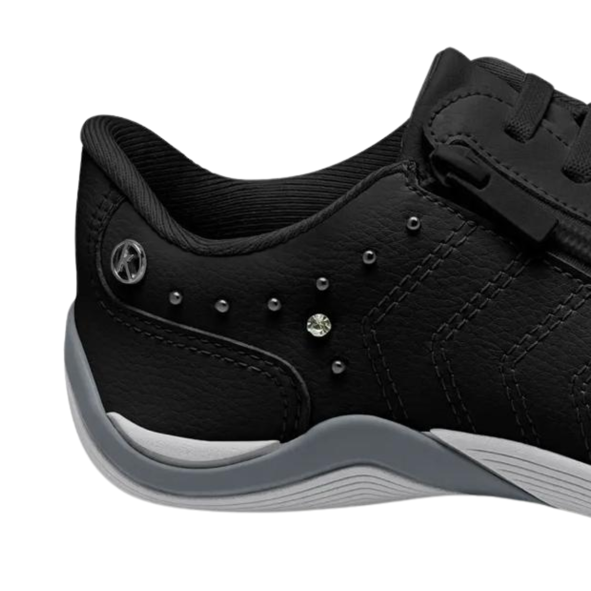 Kolosh Tenis Feminino Preto Estilo Moderno Casual Preto 4