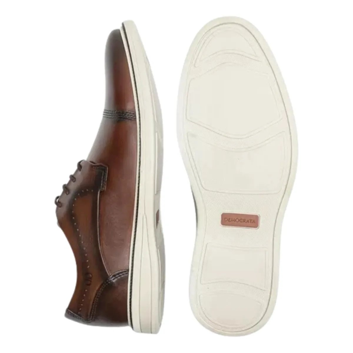 Mocassim Masculino Democrata Marrom Anatomico Marrom 4