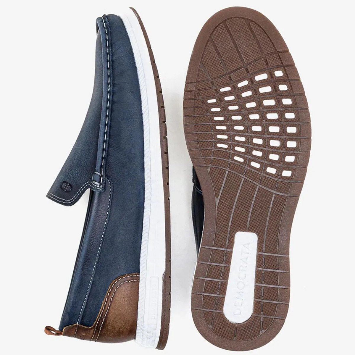 Mocassim Democrata Easy Flop Pulse Navy Masculino Casual Azul 3