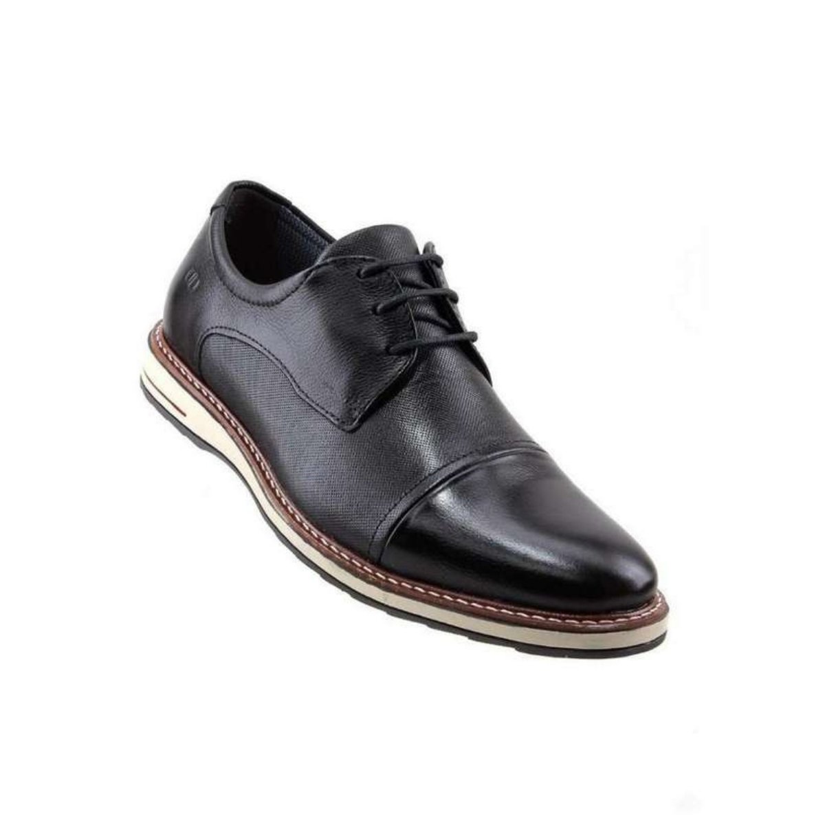 Sapato Masculino Democrata Oliver Anatomico Antiderrapante Preto 4