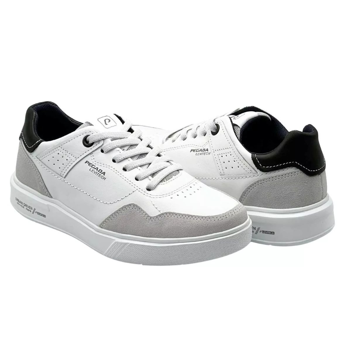 Pegada Sapatenis Branco Estilo Moderno Masculino Branco 2