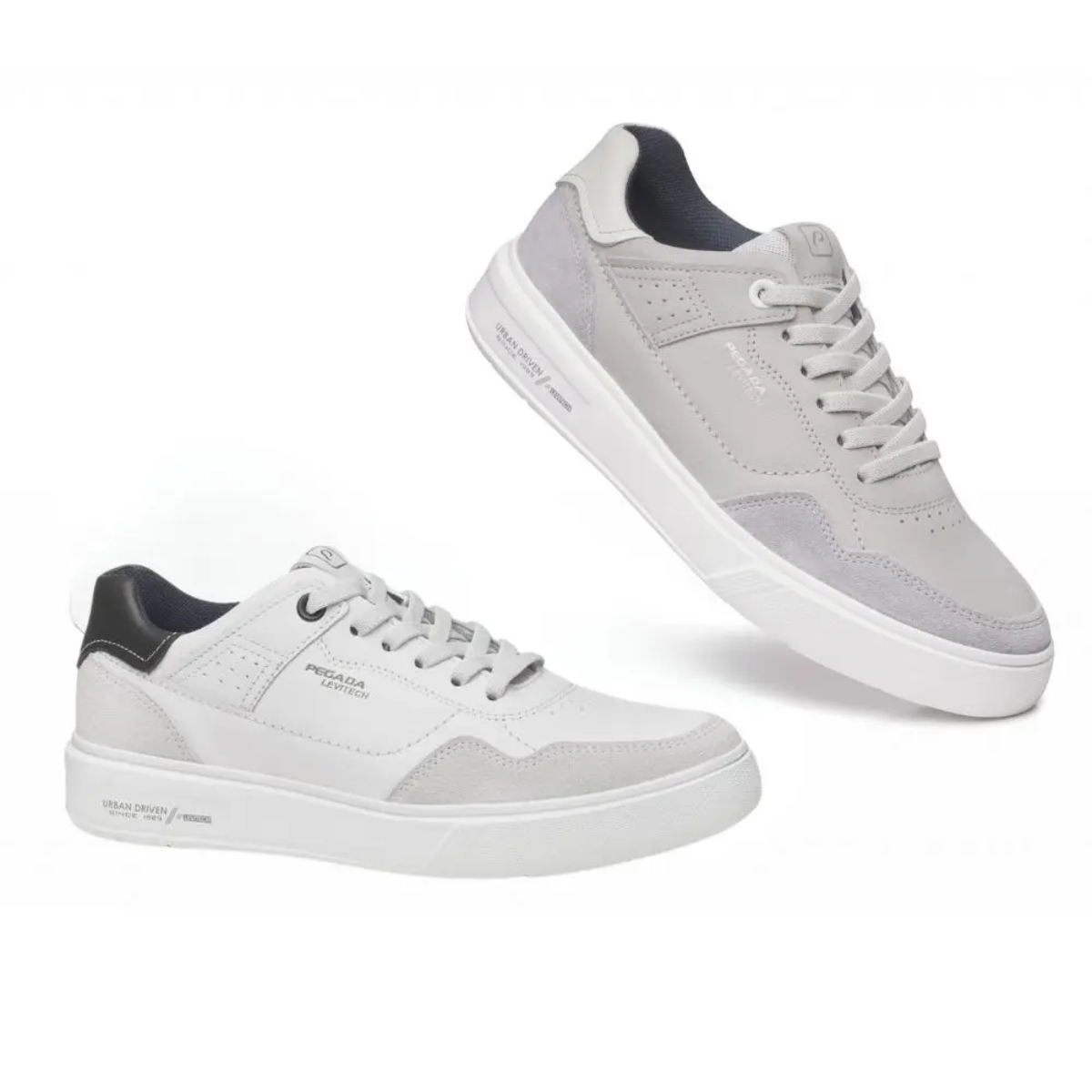 Pegada Sapatenis Branco Estilo Moderno Masculino Branco 7