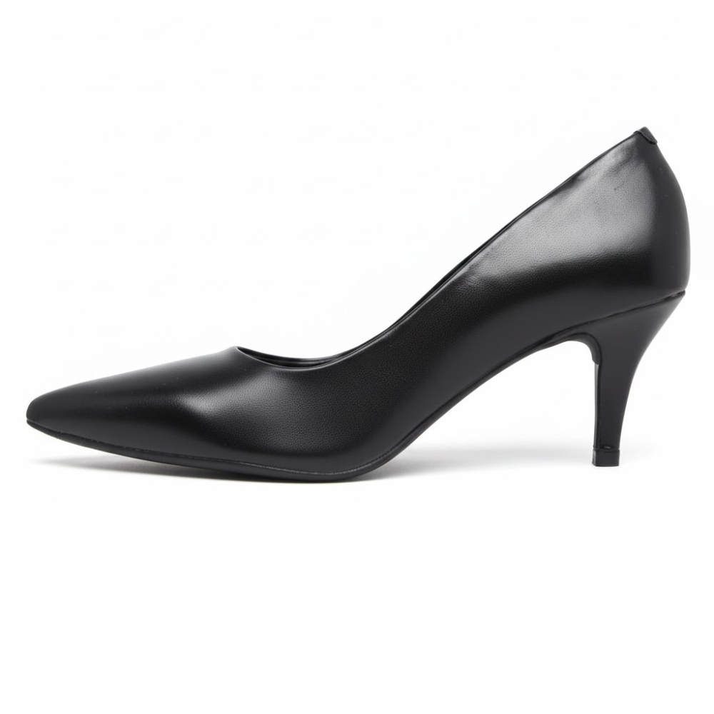 Sandalia Vizzano Feminino Salto Fino Estilo Casual Preto Preto 2