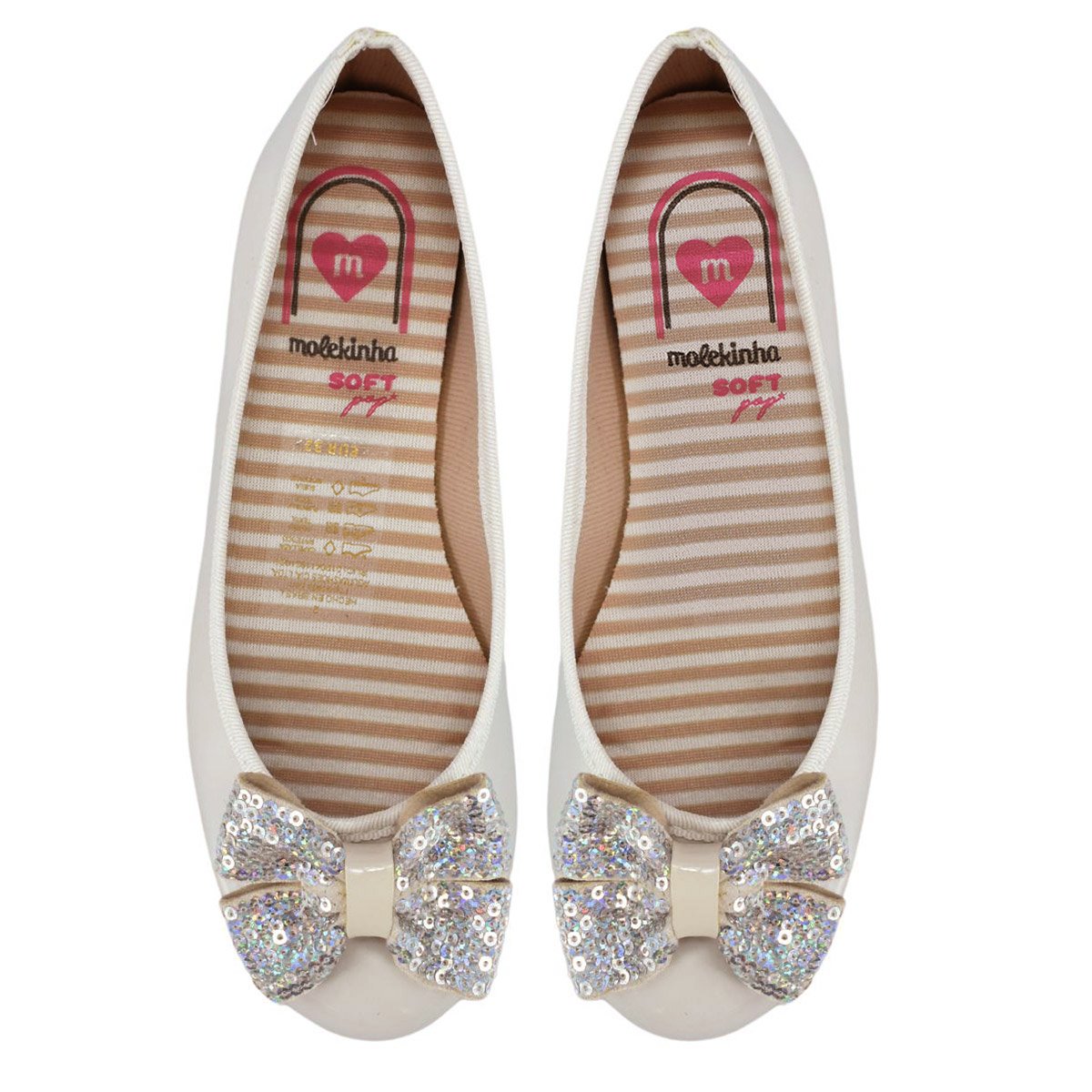 Sapatilha Infantil Molekinha Menina 2502390 Bege 4