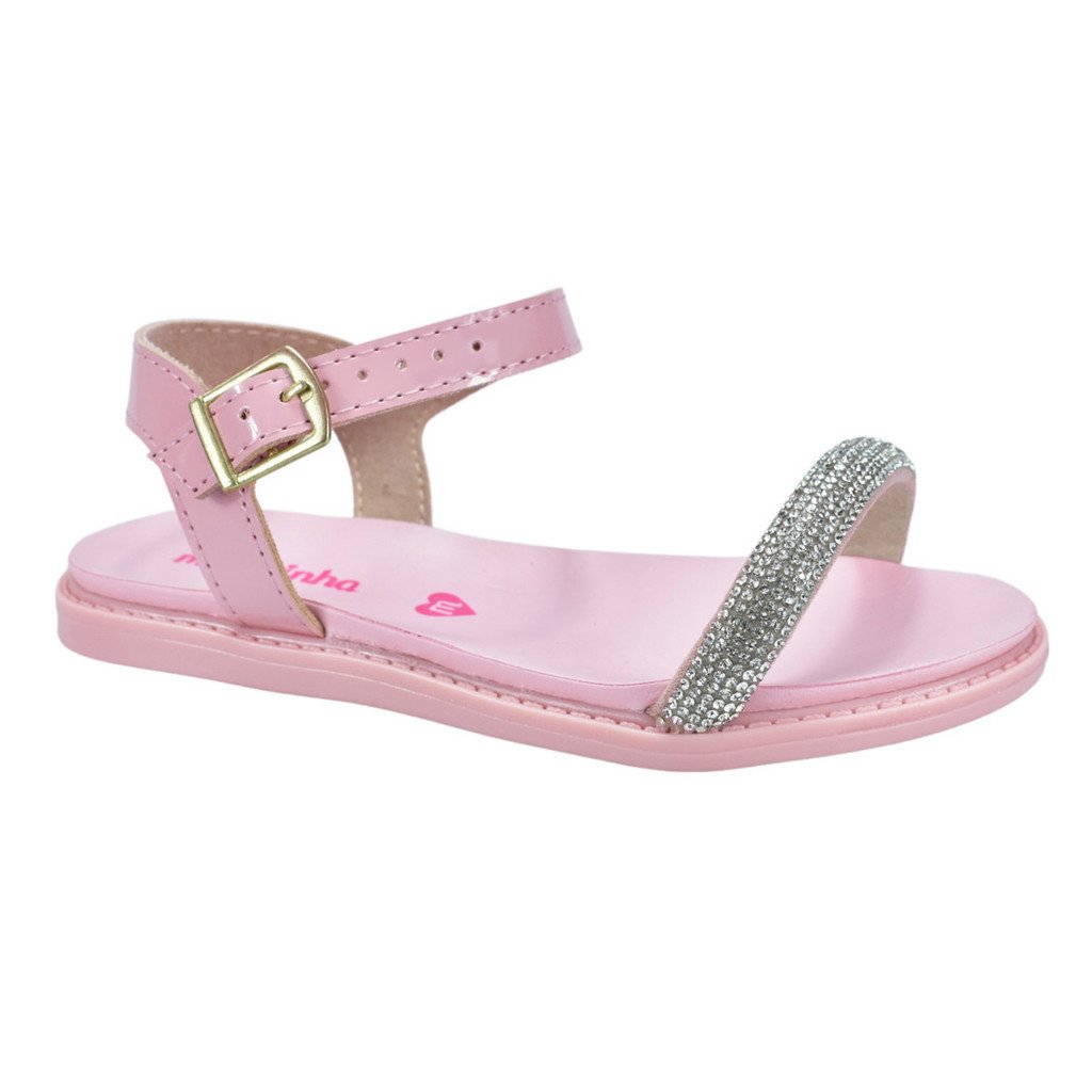 Sandalia Rasteira Infantil Molekinha Menina 2312258