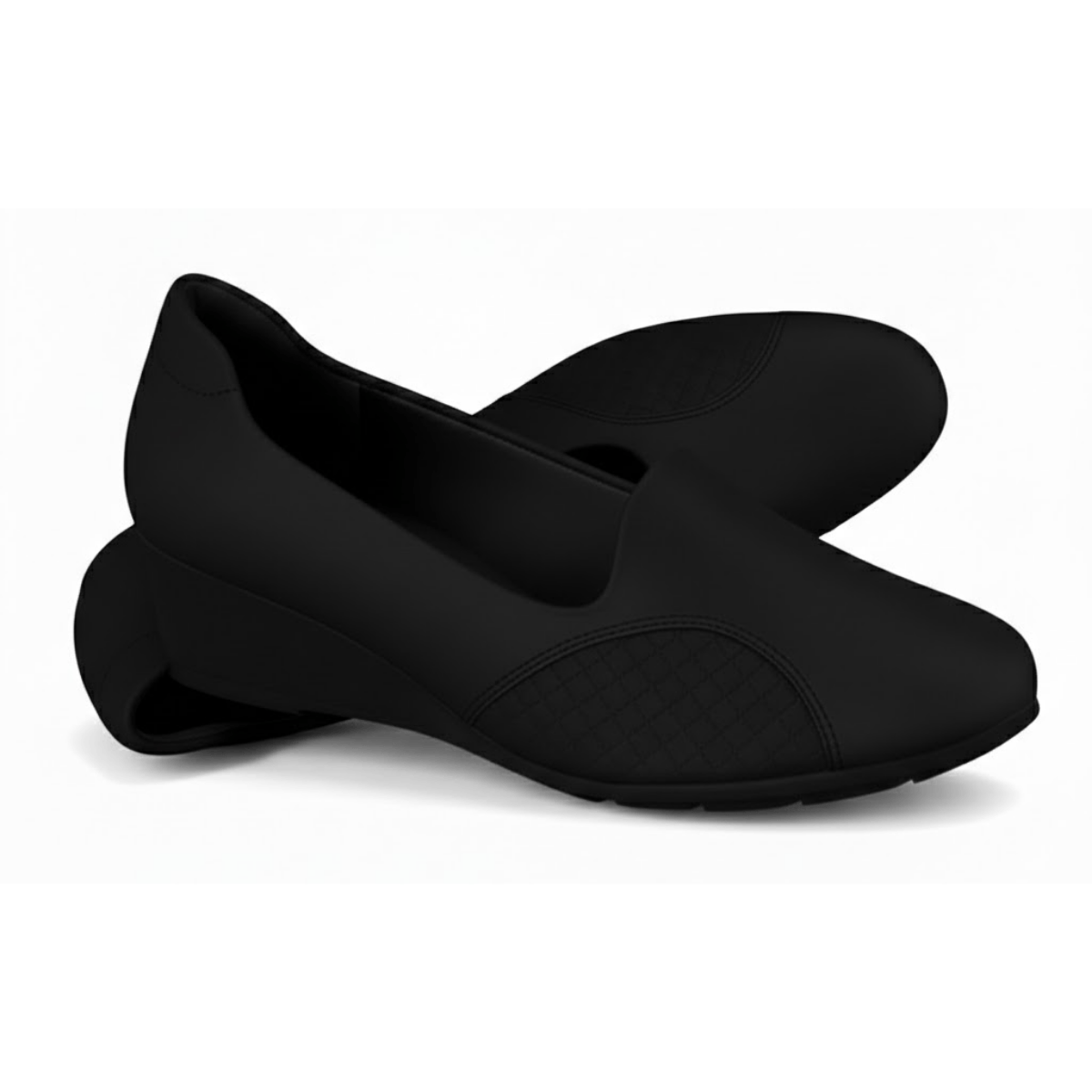 Sapato Modare Feminino Preto Confortavel Ortopedico  Preto 5
