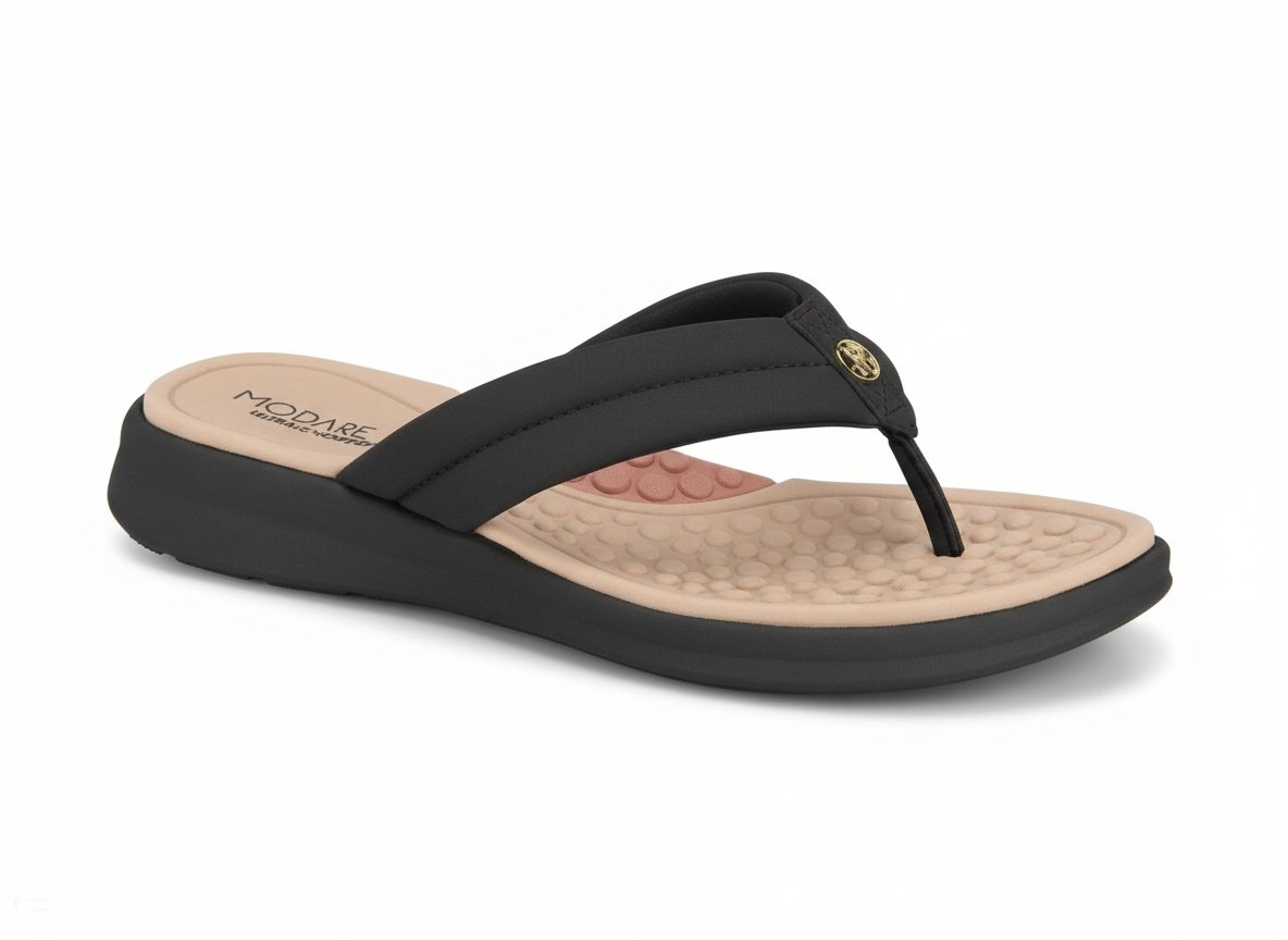 Modare Tamanco Preto Ultraconforto Anatomico