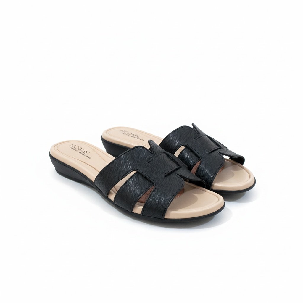 Tamanco Modare Ortopedico Feminino Ultraleve Estilo Moderno Preto 4