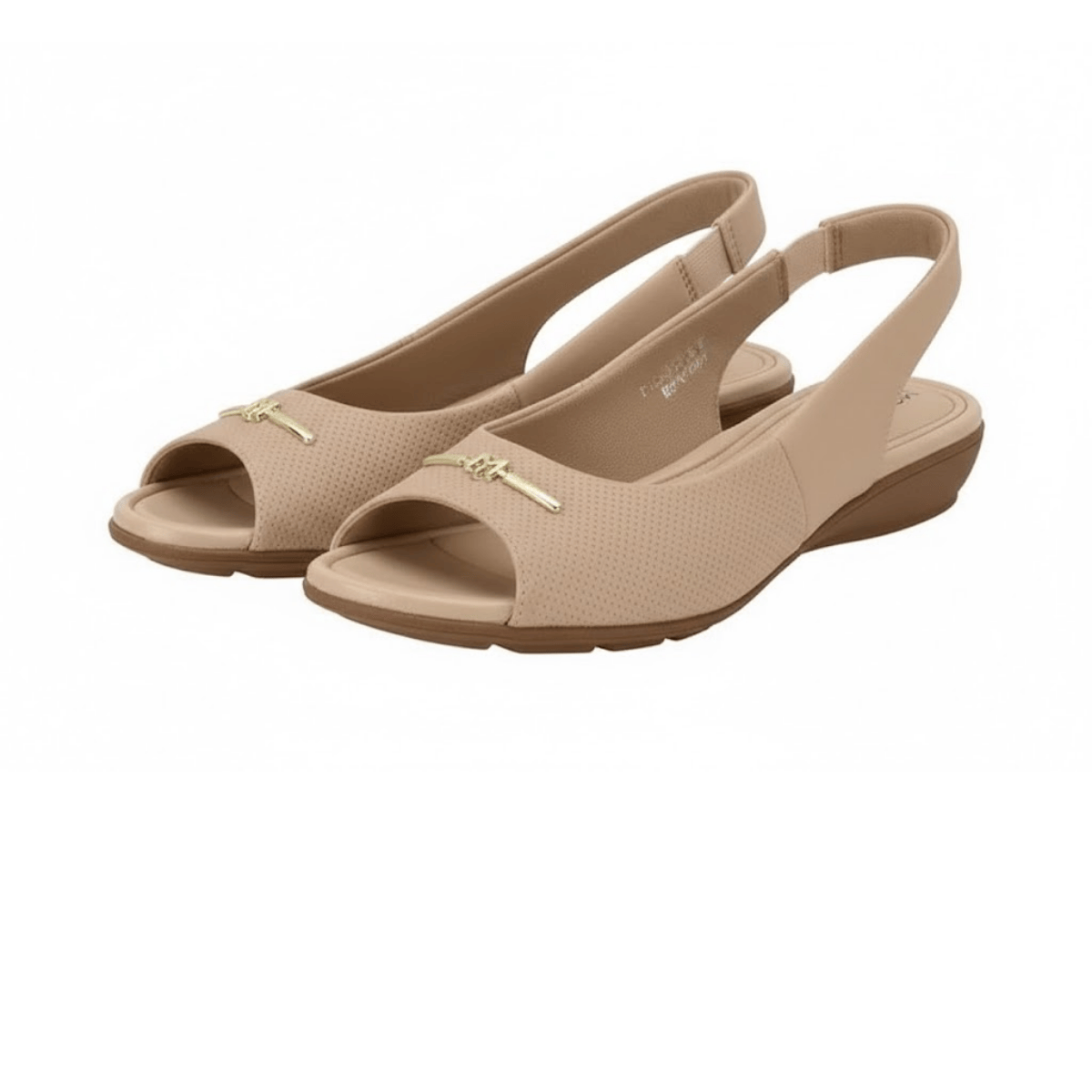 Sandalia Modare Bege Napa Feminino Estilo Versatil Bege 2