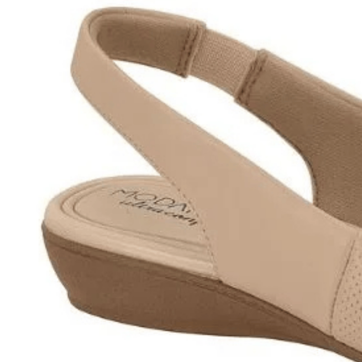 Sandalia Modare Bege Napa Feminino Estilo Versatil  Bege 4
