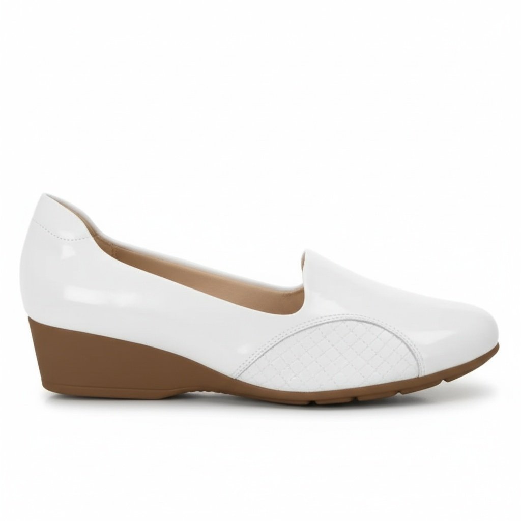 Sapato Modare Feminino Conforto Napa Branco Casual  Branco 2