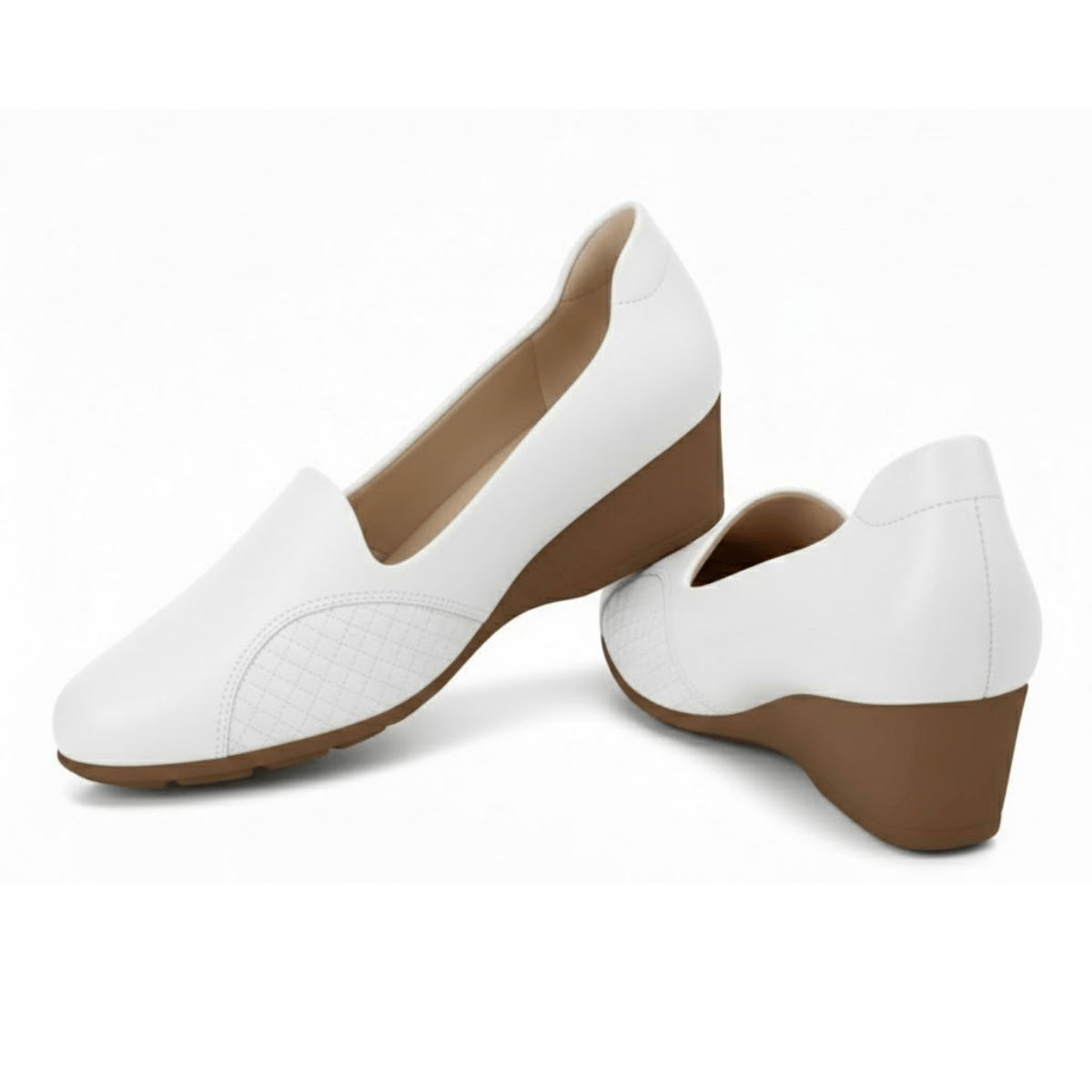 Sapato Modare Feminino Conforto Napa Branco Casual  Branco 6