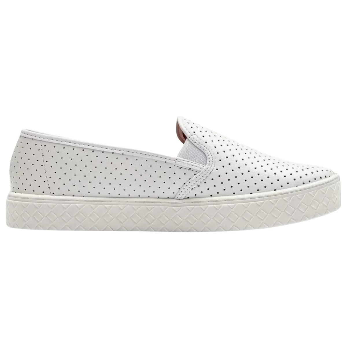 Tenis Moleca Slip On Napa Branco Versatil  Antiderrapante  Branco 2