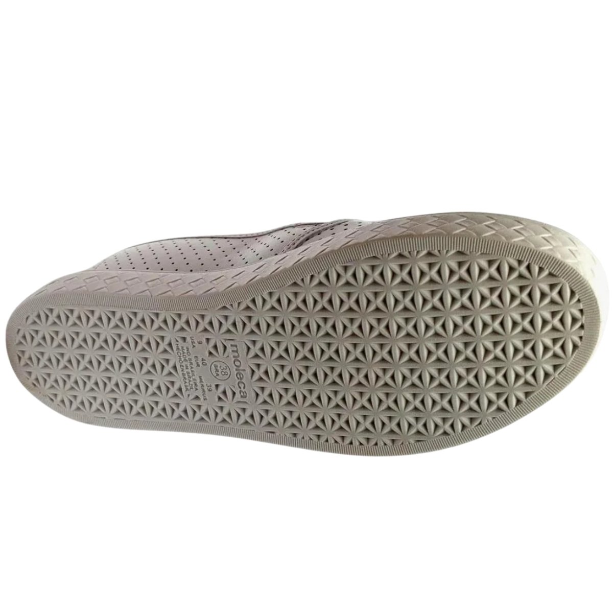 Tenis Moleca Slip On Napa Branco Versatil  Antiderrapante  Branco 6