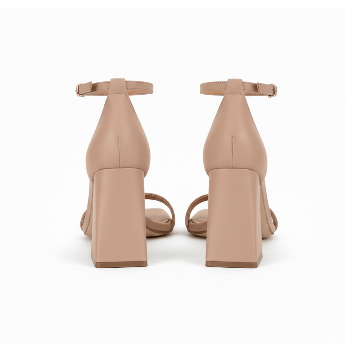 Vizzano Sandalia Nude Feminina Fecho Ajustavel Estilo Casual Bege 6