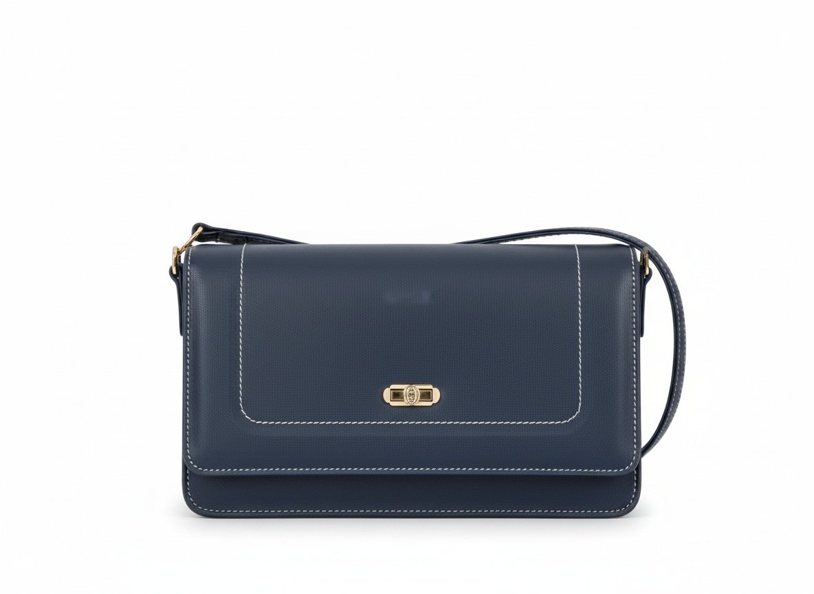 Bolsa Beira Rio Napa Floather Marinho Elegancia Moderna