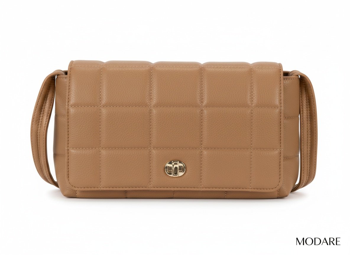 Modare Bolsa Napa Soft Camel Elegancia Diaria