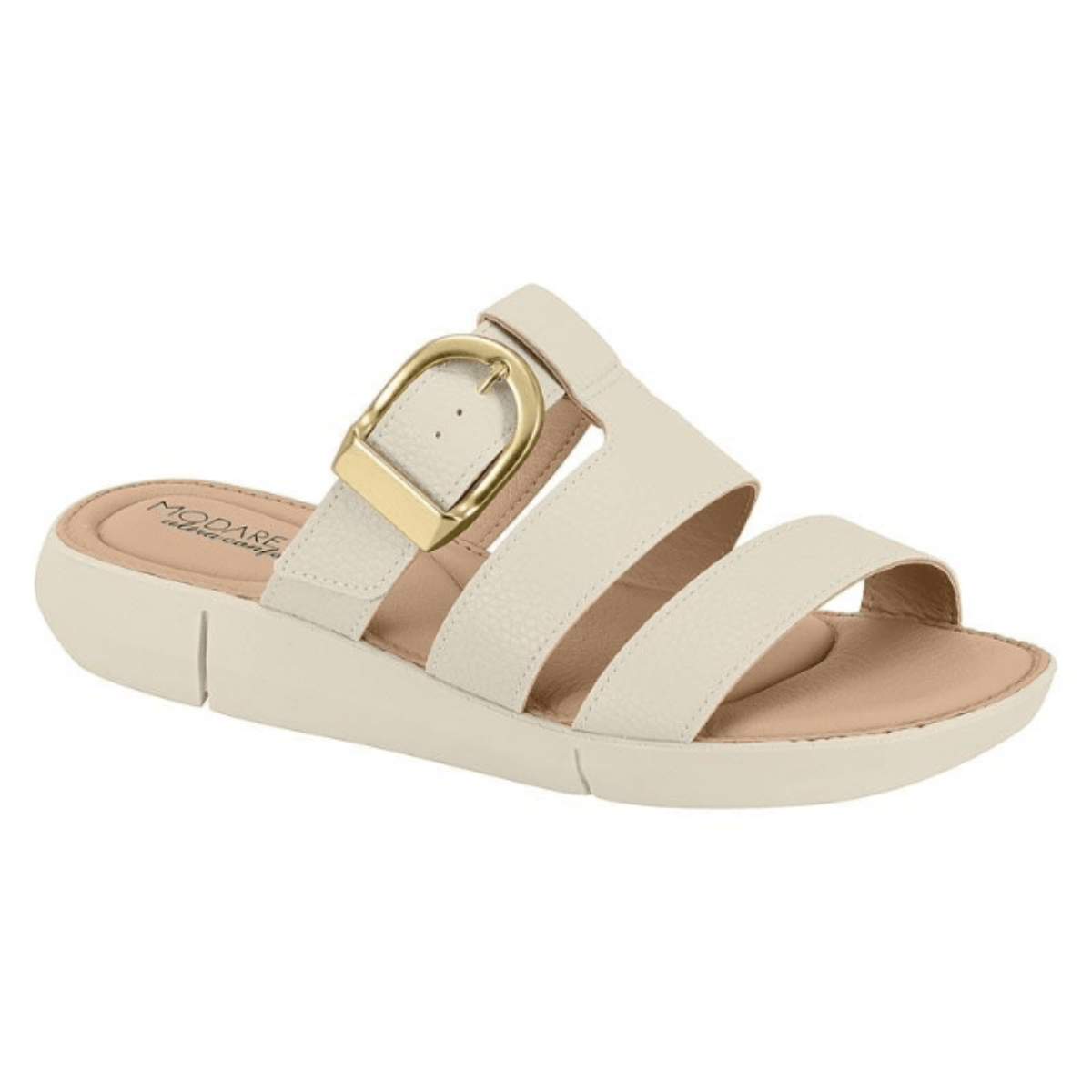 Tamanco Modare Feminino Branco Off Ultraconforto Casual