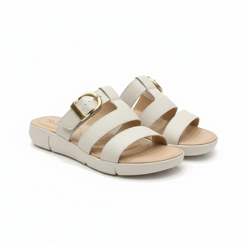 Tamanco Modare Feminino Branco Off Ultraconforto Casual Off White 4