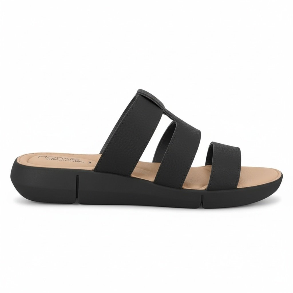 Tamanco Modare Feminino Preto Ultraconforto Casual  Preto 2