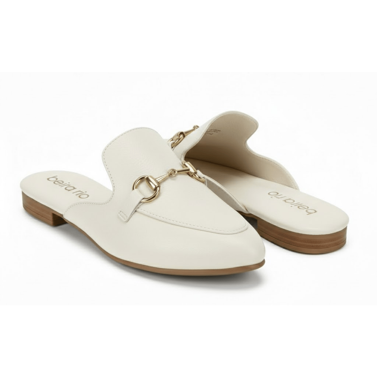 Mule Beira Rio Feminino Branco Off Social Confortavel  Branco 5