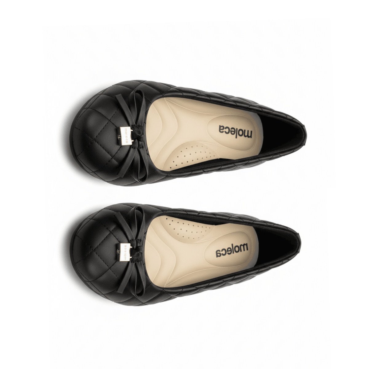 Sapatilha Moleca Preta Antiderrapante Feminina Casual Preto 6