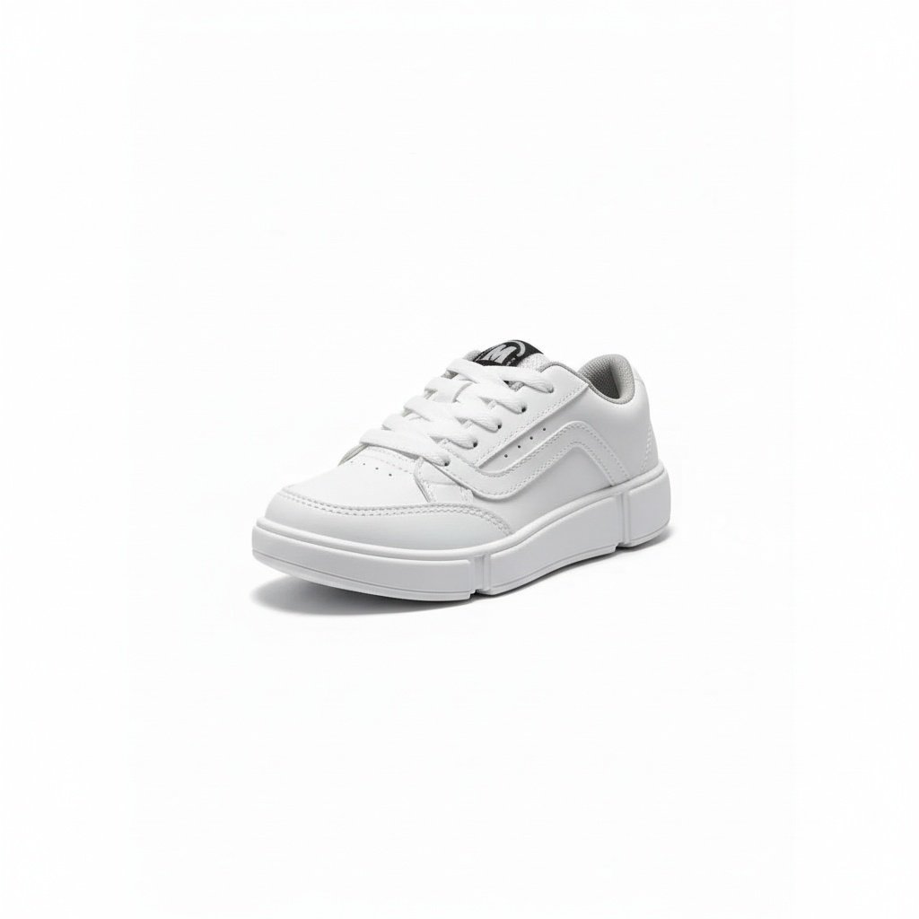 Tenis Molekinho Branco Infantil Cadarco Ajuste Velcro Branco 3