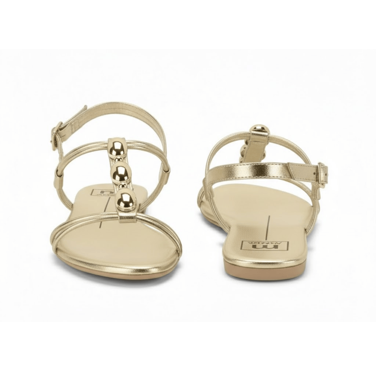 Rasteira Moleca Feminina Dourada Versatilidade Casual Dourado 5