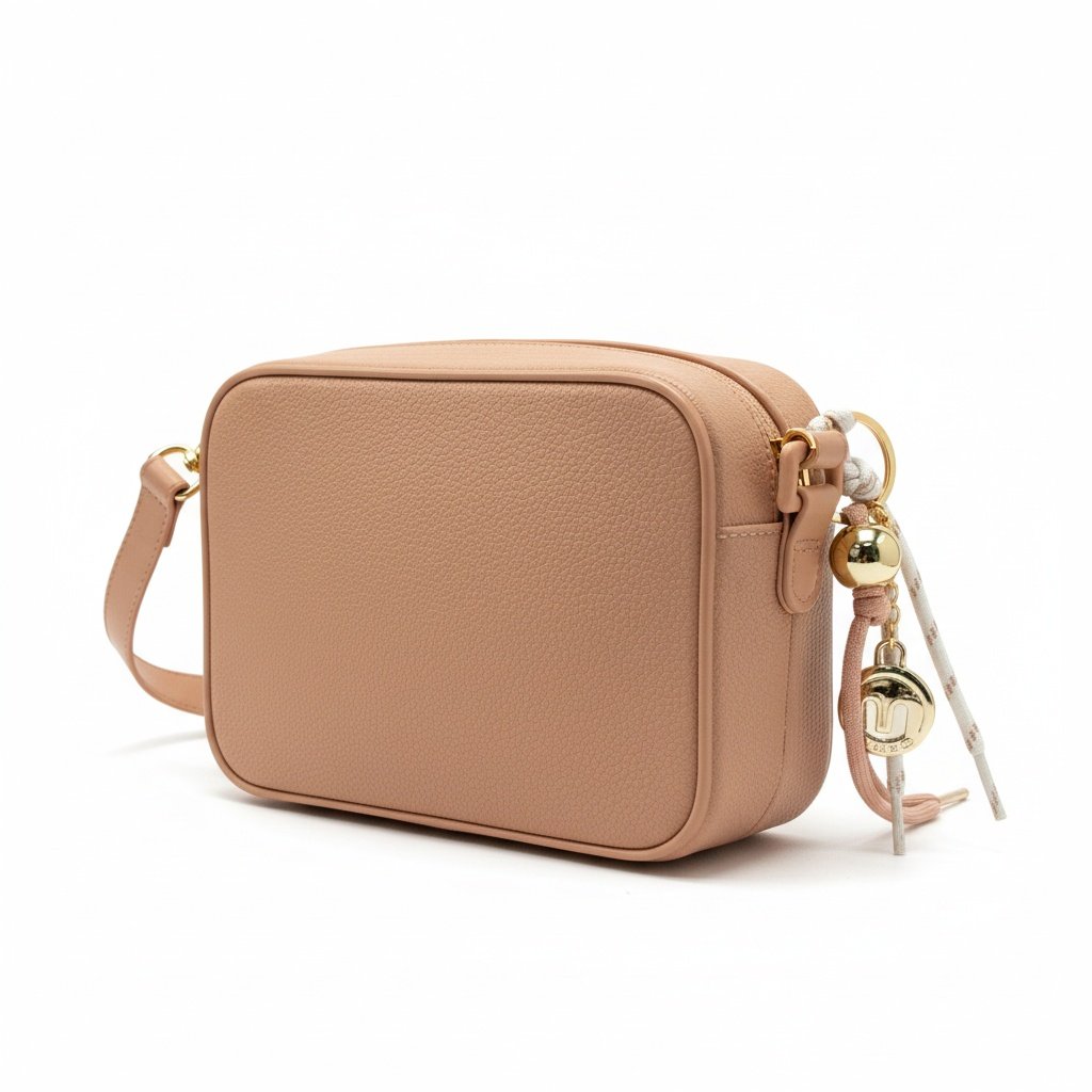 Bolsa Moleca Nude Essencial Design Minimalista e Versatil Bege 6