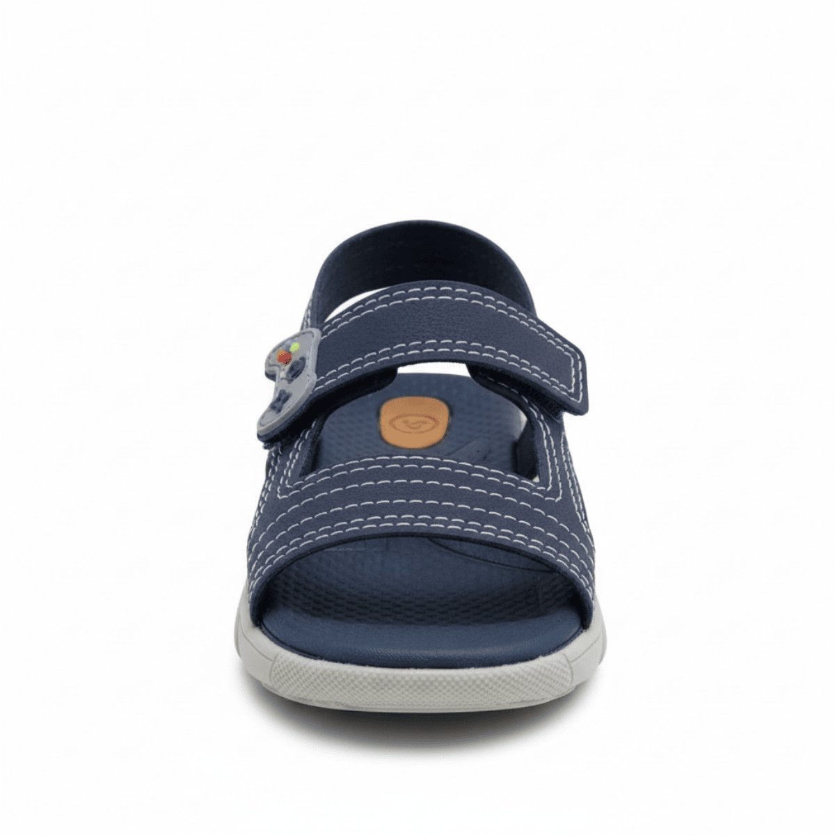 Molekinho Sandalia Marinho Design Anatomico Meninos Velcro Azul Marinho 2