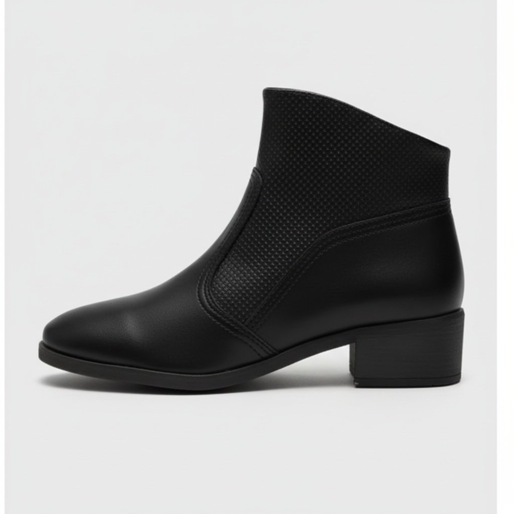 Bota Beira Rio Feminina Napa Preto Estilo Moderno Preto 2