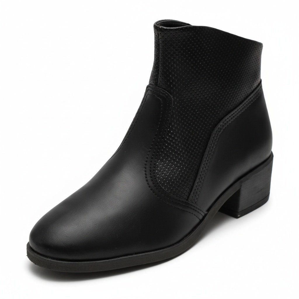 Bota Beira Rio Feminina Napa Preto Estilo Moderno Preto 4
