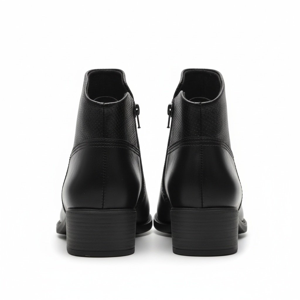 Bota Beira Rio Feminina Napa Preto Estilo Moderno Preto 6