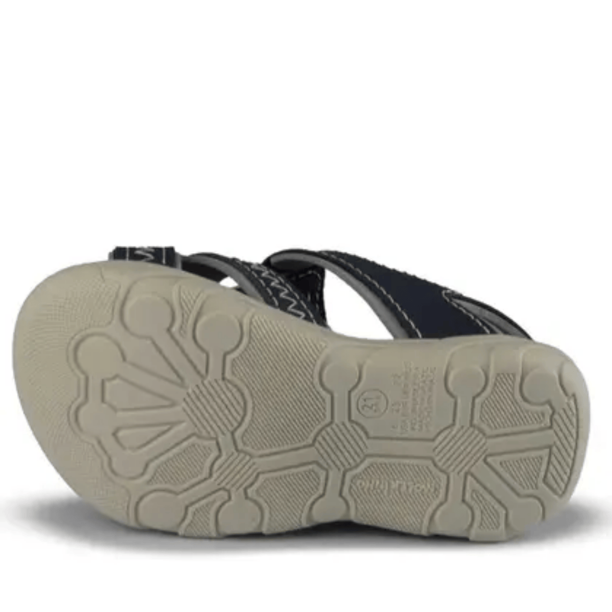 Molekinho Sandalia Infantil Napa Marinho Cinza Ultraleve  Azul Marinho 6