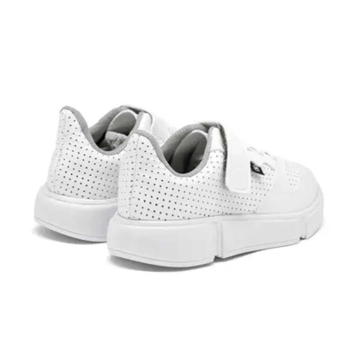 Molekinho Tenis Branco Infantil Meninos Velcro Versatil Branco 2