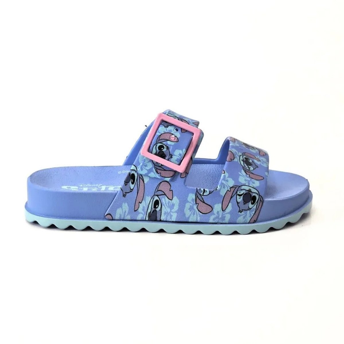 Chinelo Grendene Stitch Infantil Conforto Diversao Azul 3