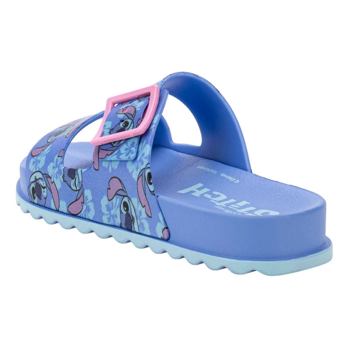 Chinelo Grendene Stitch Infantil Conforto Diversao Azul 4