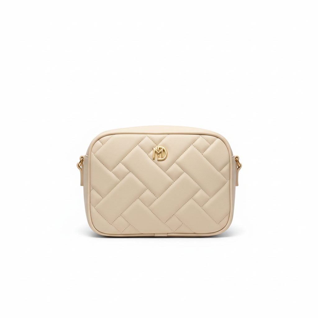 Bolsa Modare Napa Creme Feminina Transversal Leveza