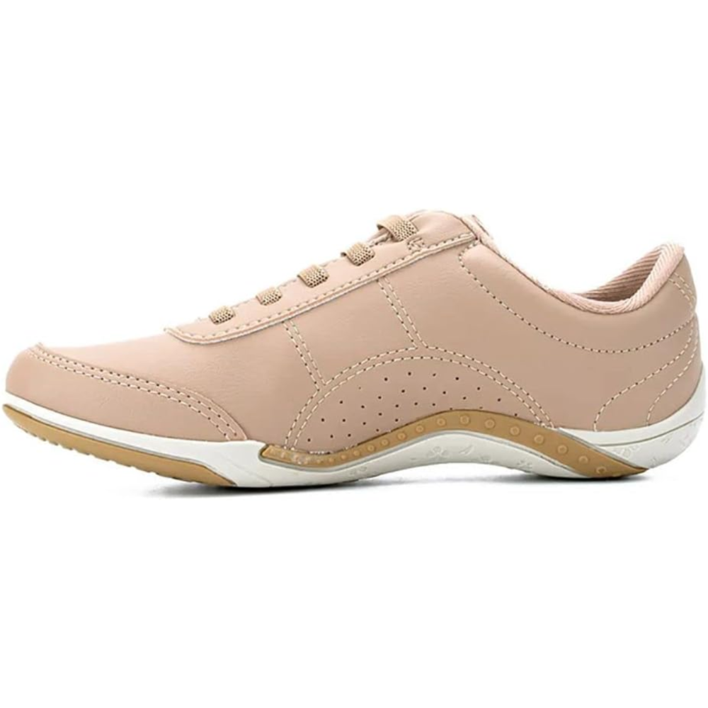 Tenis Feminino Kolosh Confortavel Pratico para o Dia a Dia Bege 4