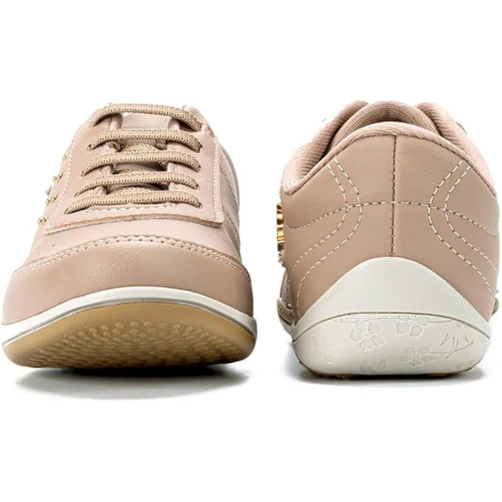 Tenis Feminino Kolosh Confortavel Pratico para o Dia a Dia Bege 5