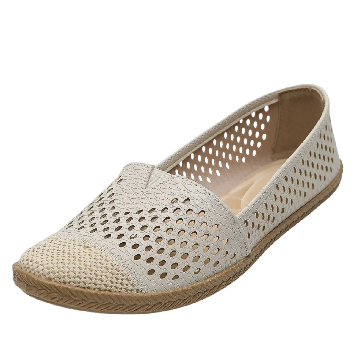 Sapatilha Moleca Off White Feminino Design Sofisticado Branco 3